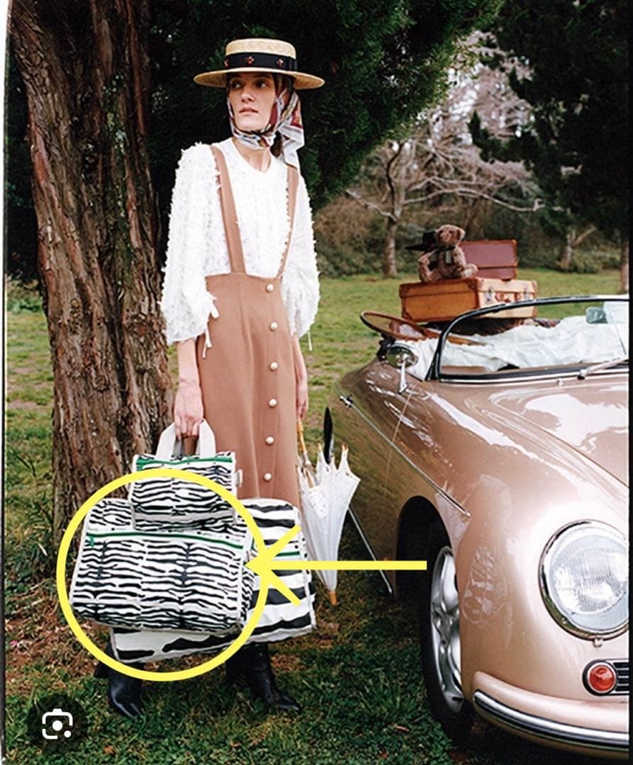 レスポートサック×ミュベールコラボ　ゼブラ　ボストンバッグ大・状態良