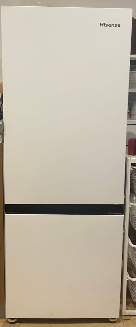 【2022年式】Hisense 冷蔵庫 ホワイト　162L