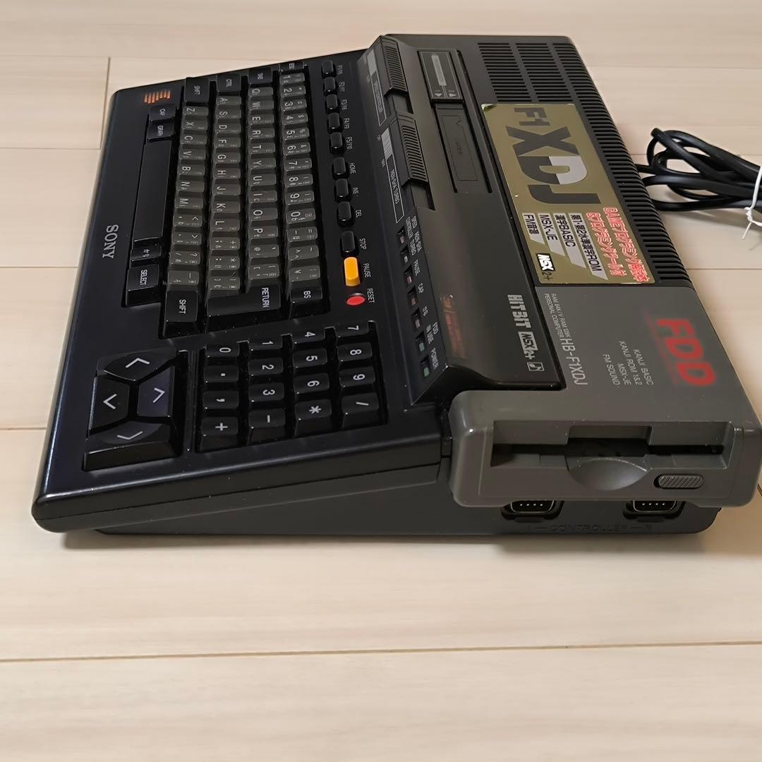 MSX2+ SONY HIT BIT HB-F1XDJ FDD搭載 レトロPC