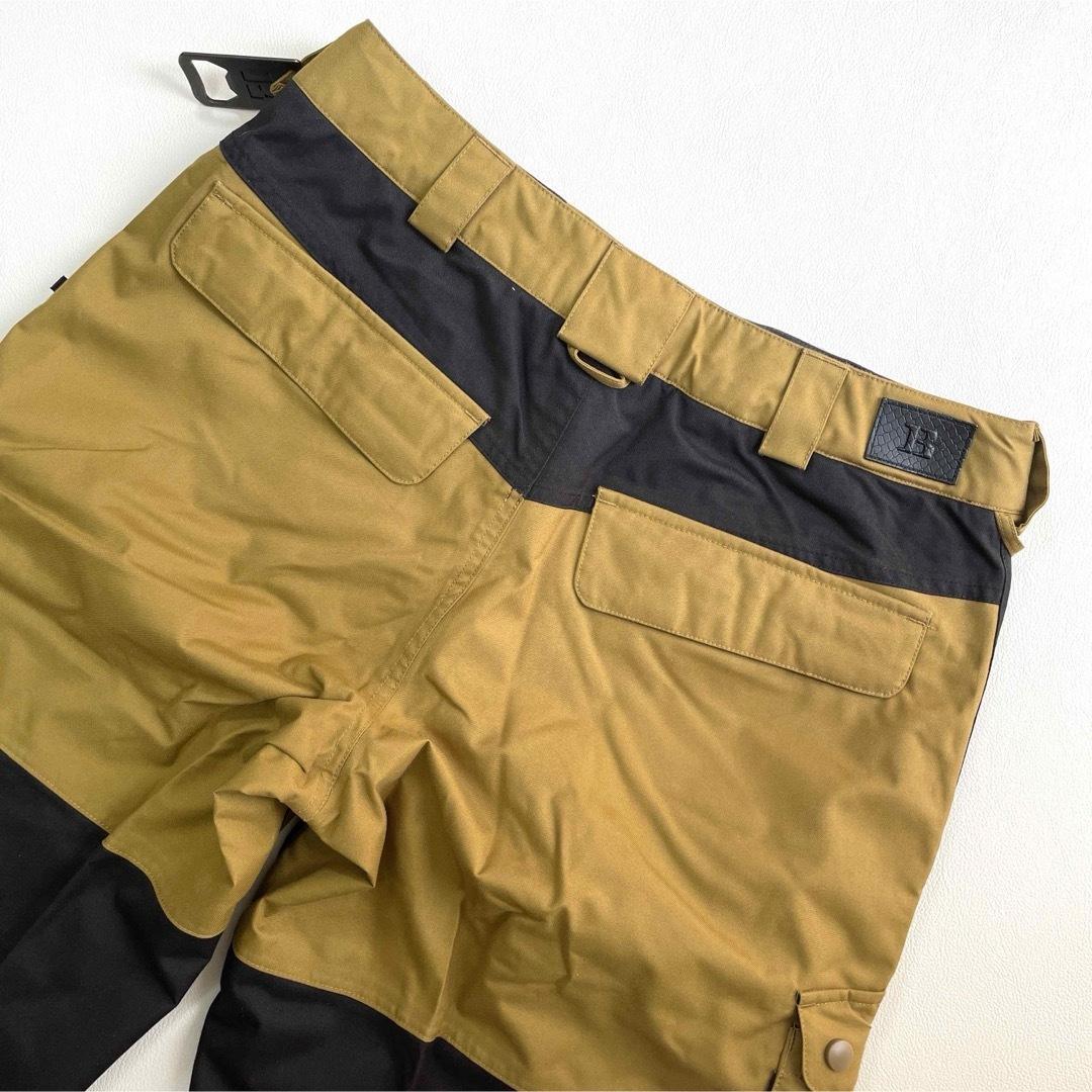 6606 バートン　パンツ　メンズ バイカラー　ダブルニー　ベージュ　ブラック