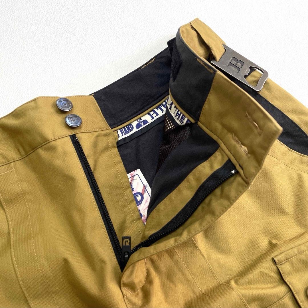 6606 バートン　パンツ　メンズ バイカラー　ダブルニー　ベージュ　ブラック