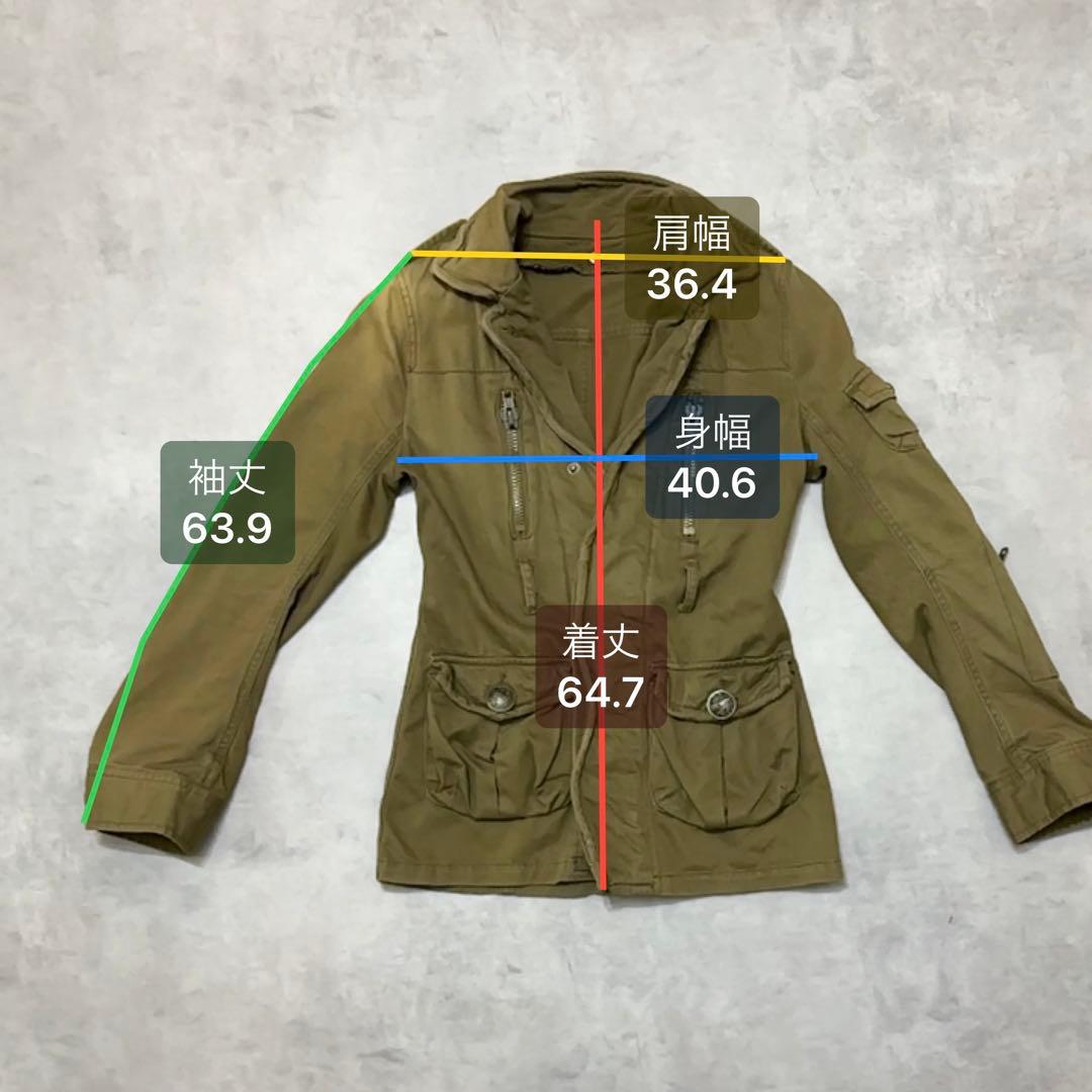 平成ギャルy2k　ファー付きミニタリーモッズコート　アウター　フェアリーグランジ