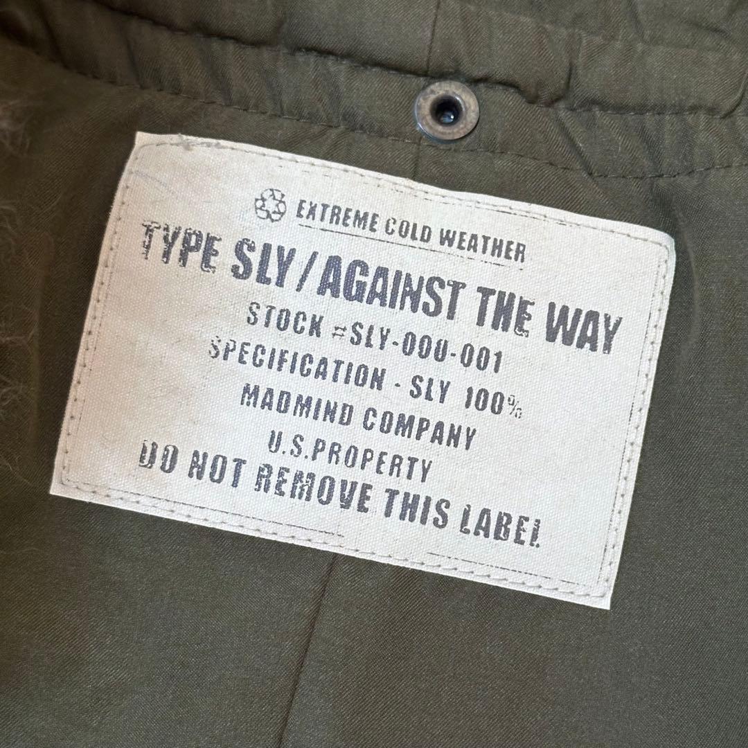 平成ギャルy2k　ファー付きミニタリーモッズコート　アウター　フェアリーグランジ