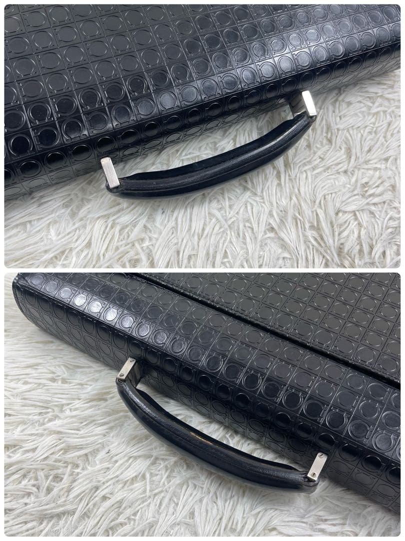 専用‼️Salvatore Ferragaブリーフケース　ガンチーノ柄　ダイヤル式