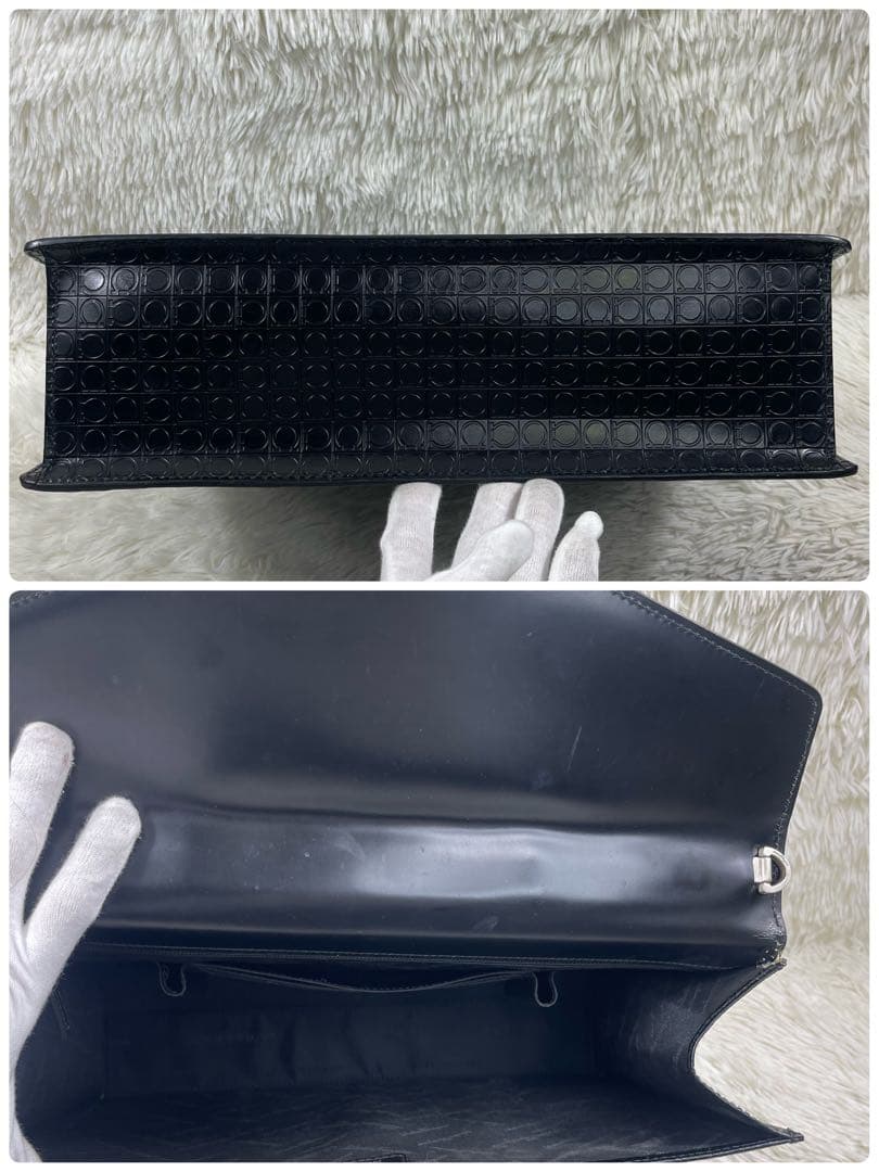 専用‼️Salvatore Ferragaブリーフケース　ガンチーノ柄　ダイヤル式