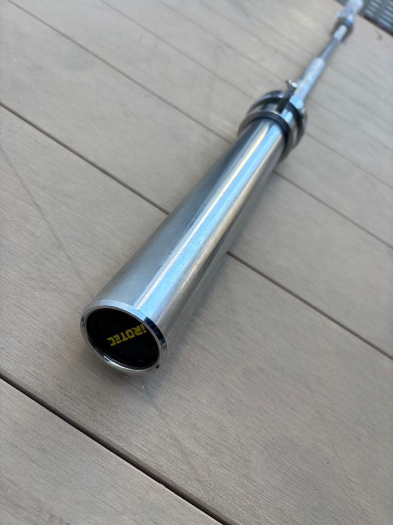 iROTEC オリンピックバーベルシャフト 径50mm 長さ220cm 引き取り