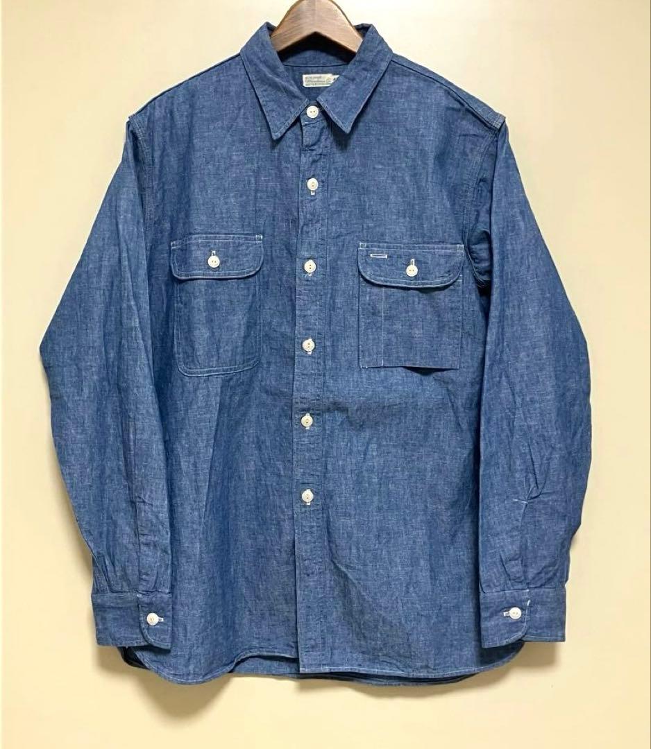 ウェアハウス BIG YANK 42 シャンブレーシャツ ワークシャツ 3048