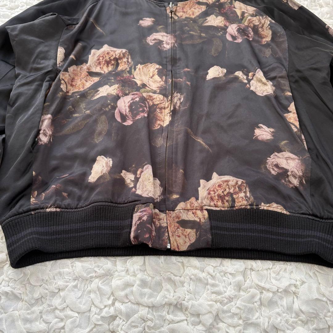 LADMUSICIAN リバーシブルブルゾン 名作薔薇柄 44