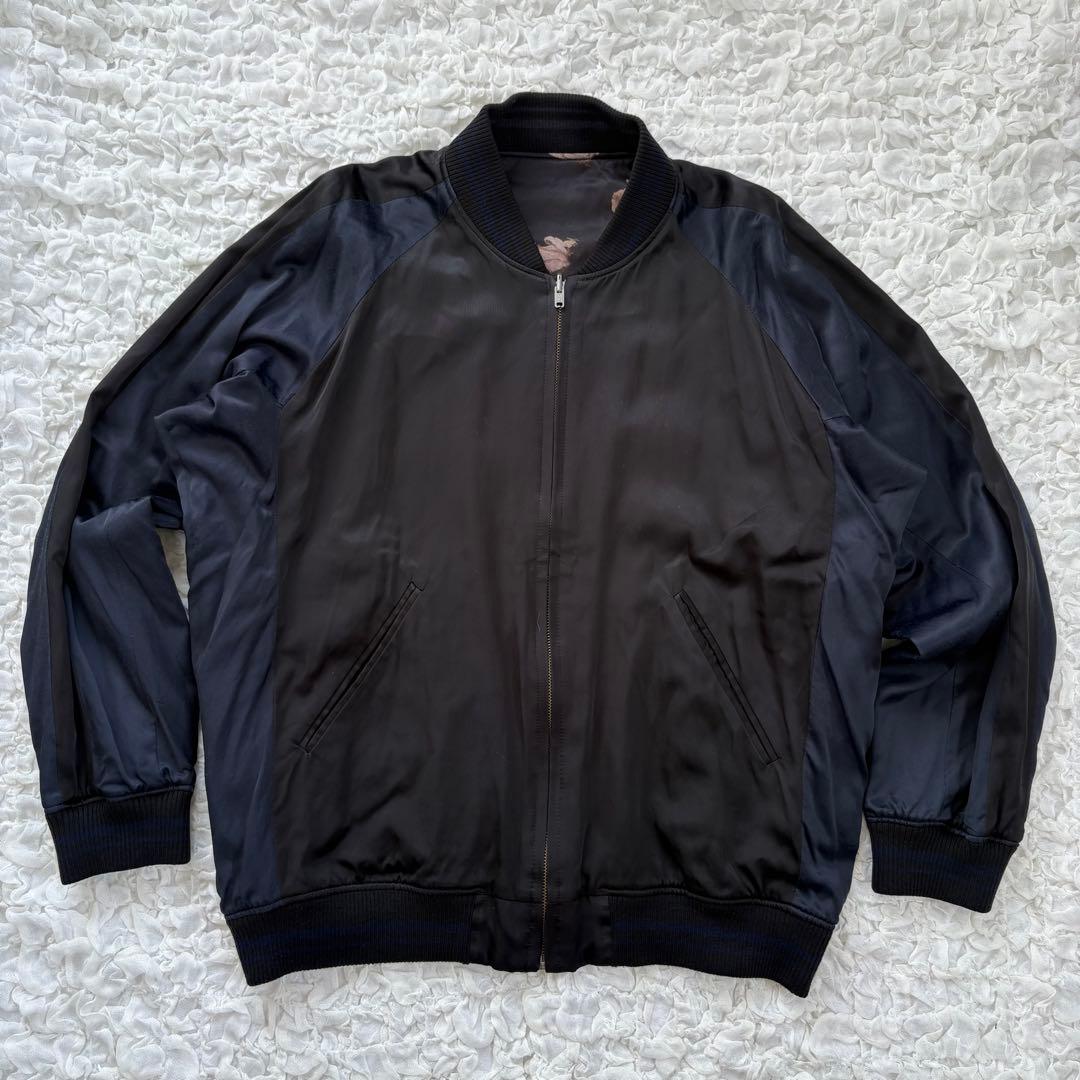 LADMUSICIAN リバーシブルブルゾン 名作薔薇柄 44