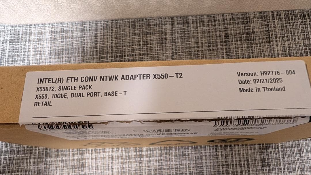 拡張カード INTEL ETH CONV NTWK ADAPTER X550-T2