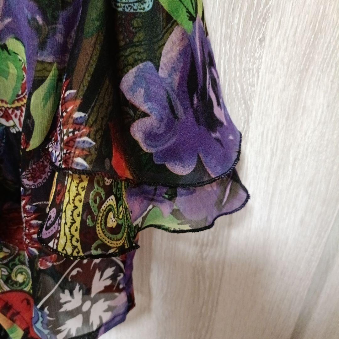 25ヤードベリーダンス セットアップ 紫と多色３点セット