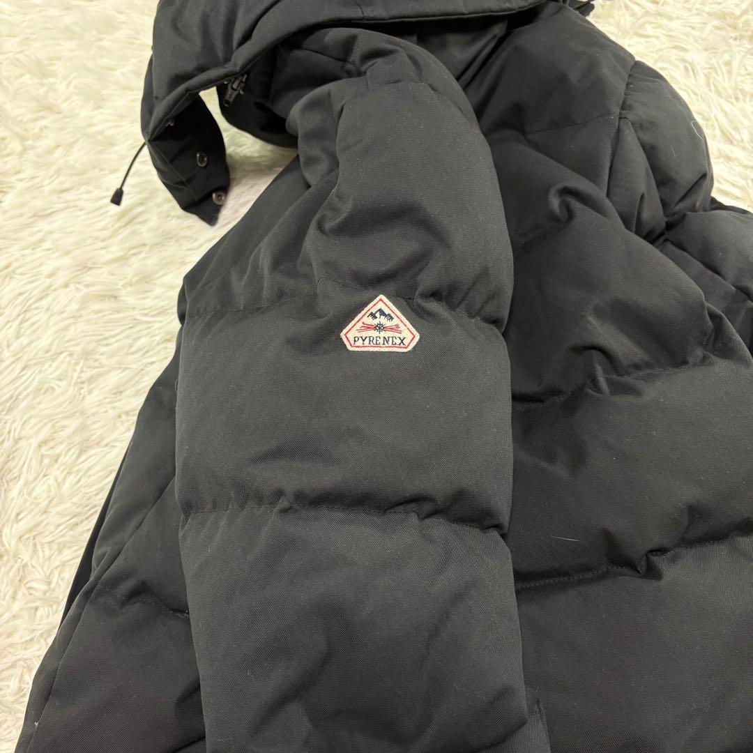 R2D2様洗える】PYRENEX BELFORT ダウンジャケット ブラック S