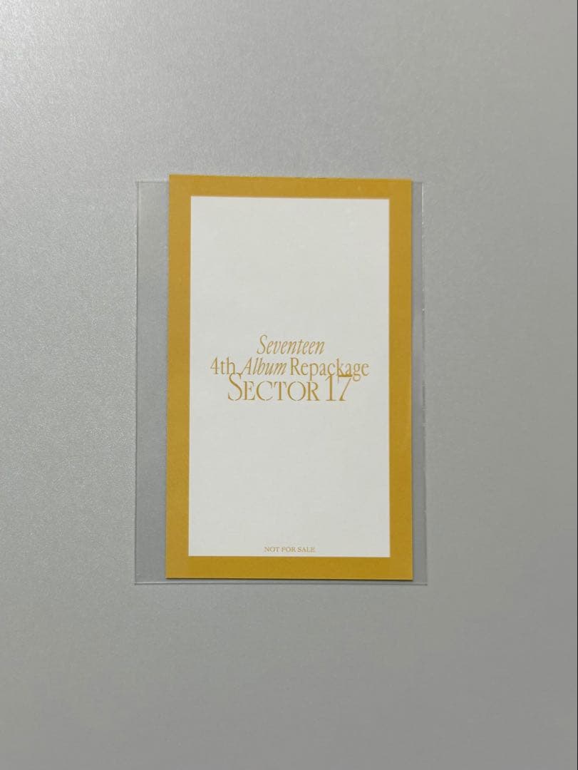 【1179】SEVENTEEN SECTOR17 ヨントン 特典 ウォヌ