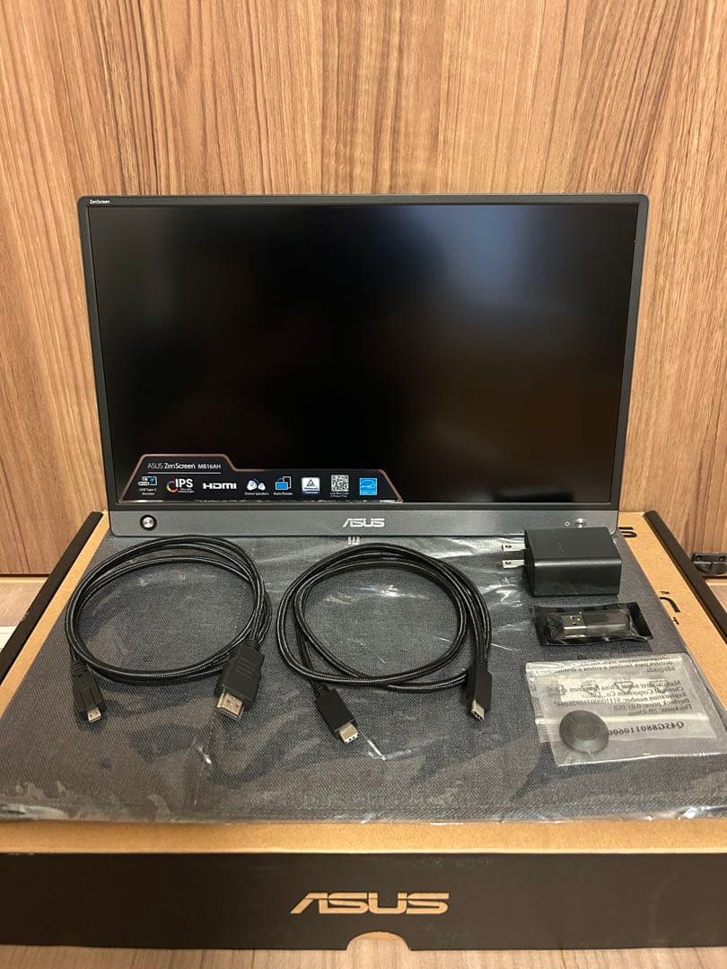 [美品]ASUS MB16AH モバイルモニター 15.6インチ