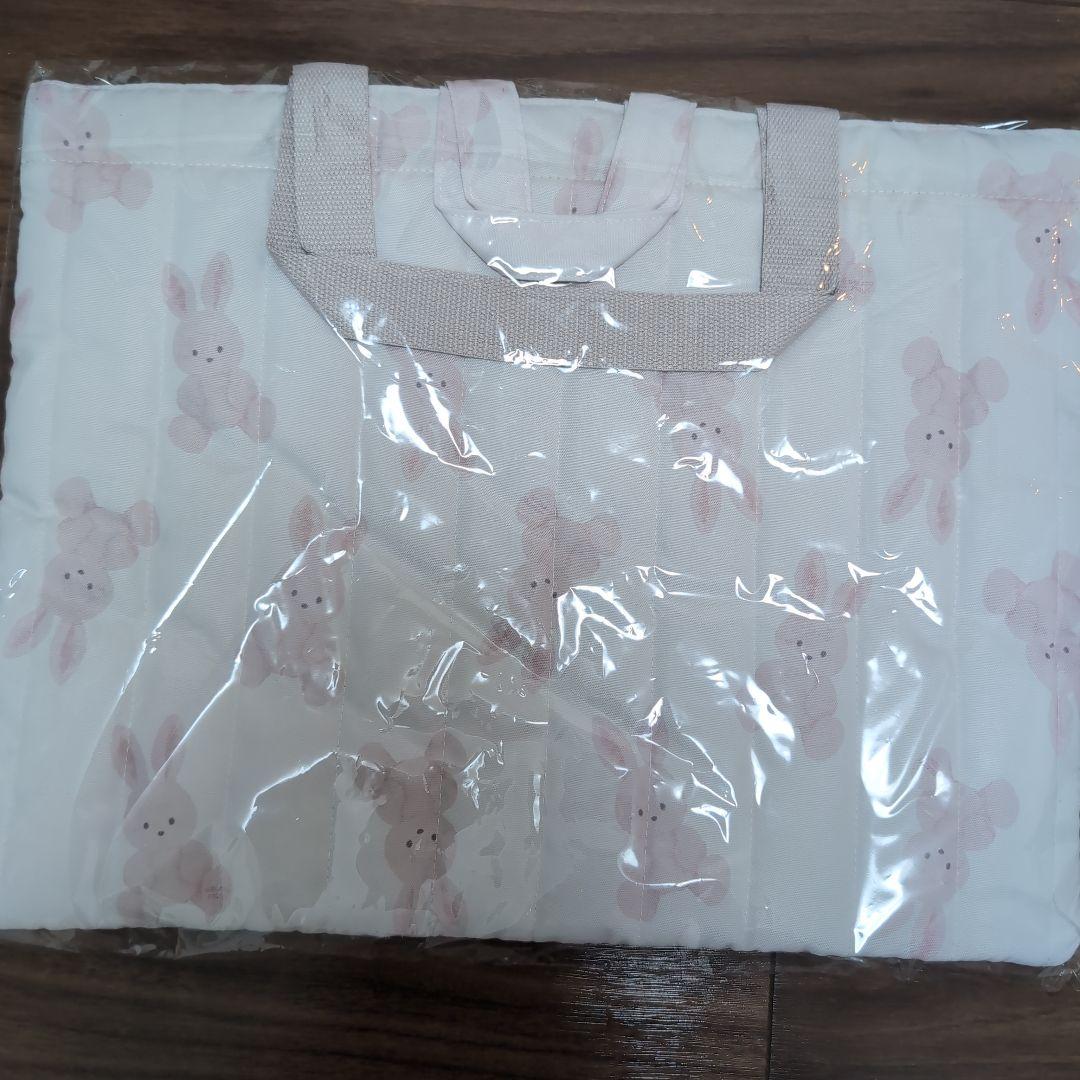 【新品未開封】うさぎ柄レッスンバッグ、巾着3点セット