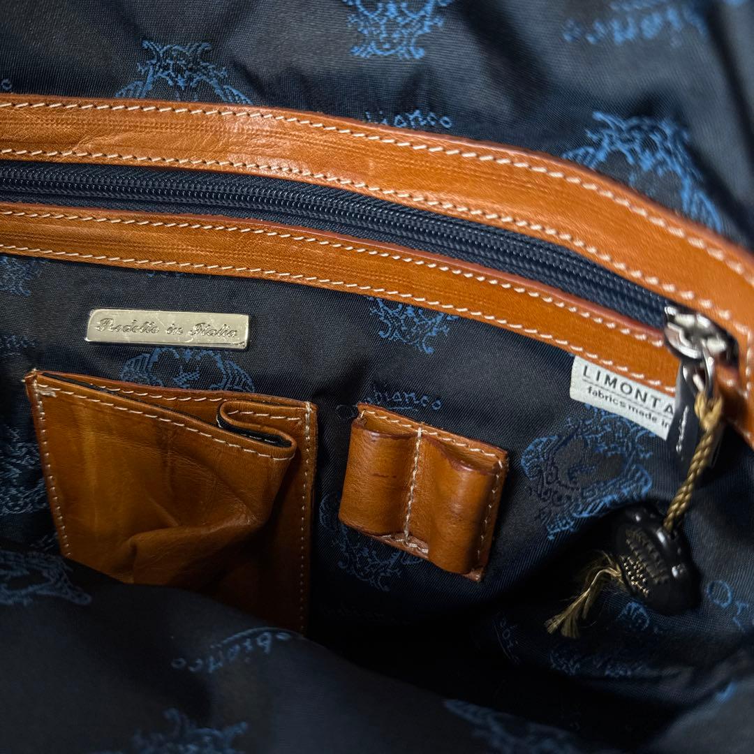 OROBIANCO オロビアンコ ナイロン×本革 レザー ビジネストートバッグ