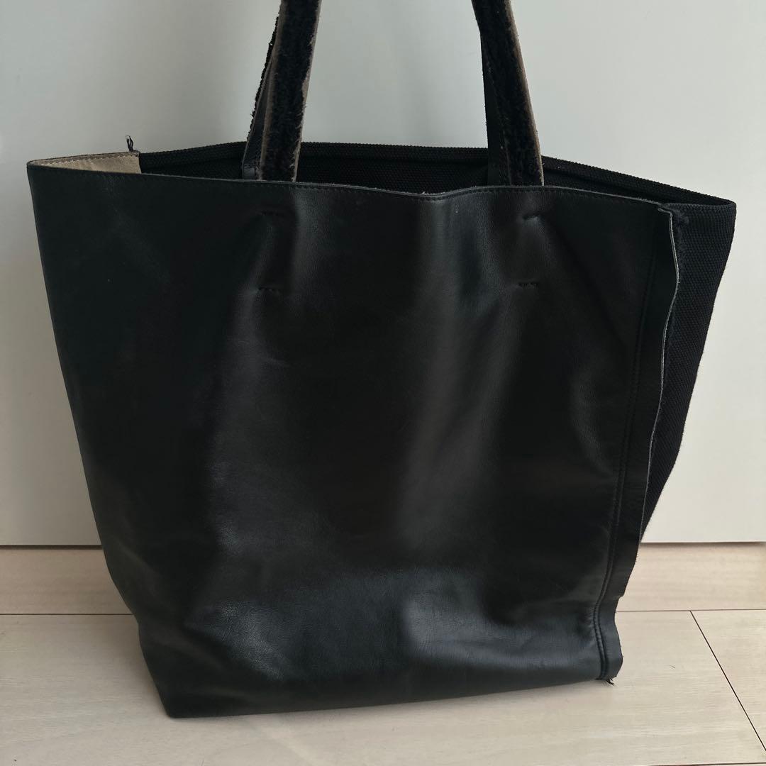 MARNIマルニ　MUSEO SOFT LARGE レザー×キャンバス　トート