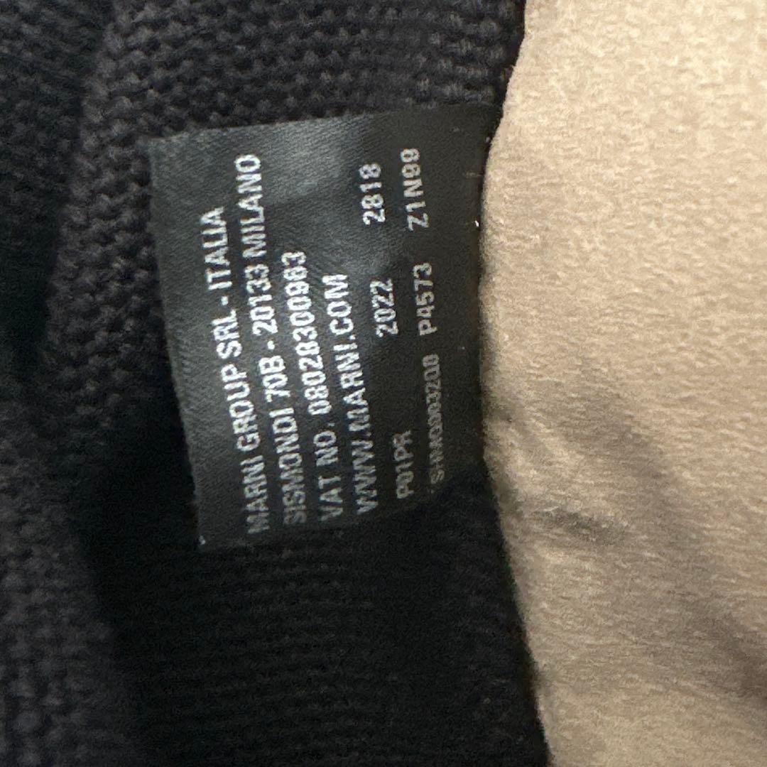 MARNIマルニ　MUSEO SOFT LARGE レザー×キャンバス　トート