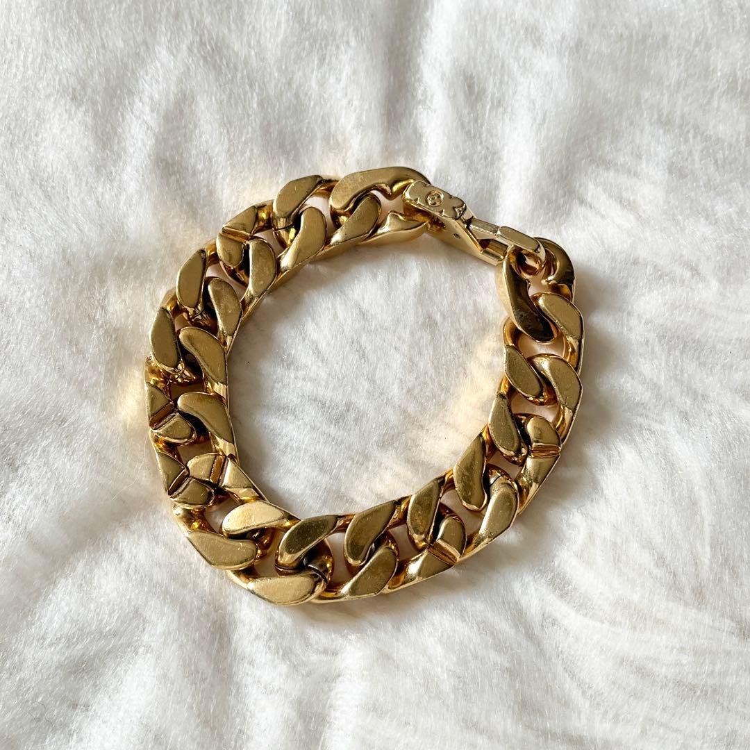ルイヴィトン　ブレスレット　ゴールド ブラスレ　チェーンリンクス　M