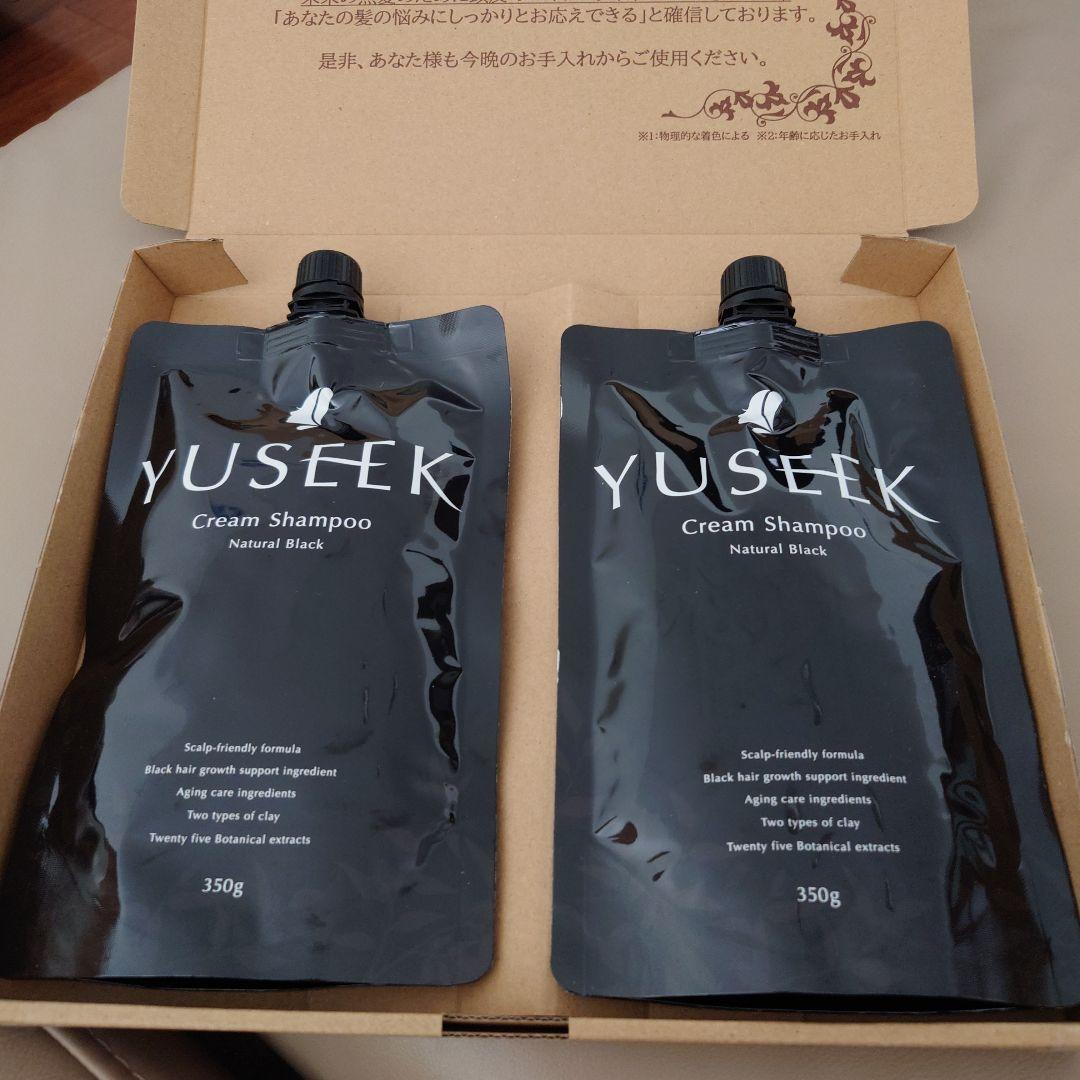 YUSEEK クリームシャンプー Natural Black 2個セット