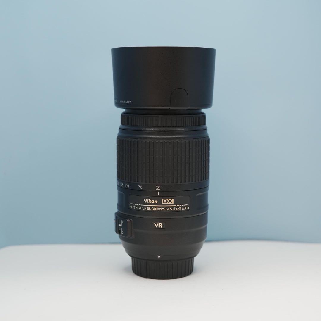Nikon純正 55-300mm 望遠レンズ 極美品 a3773