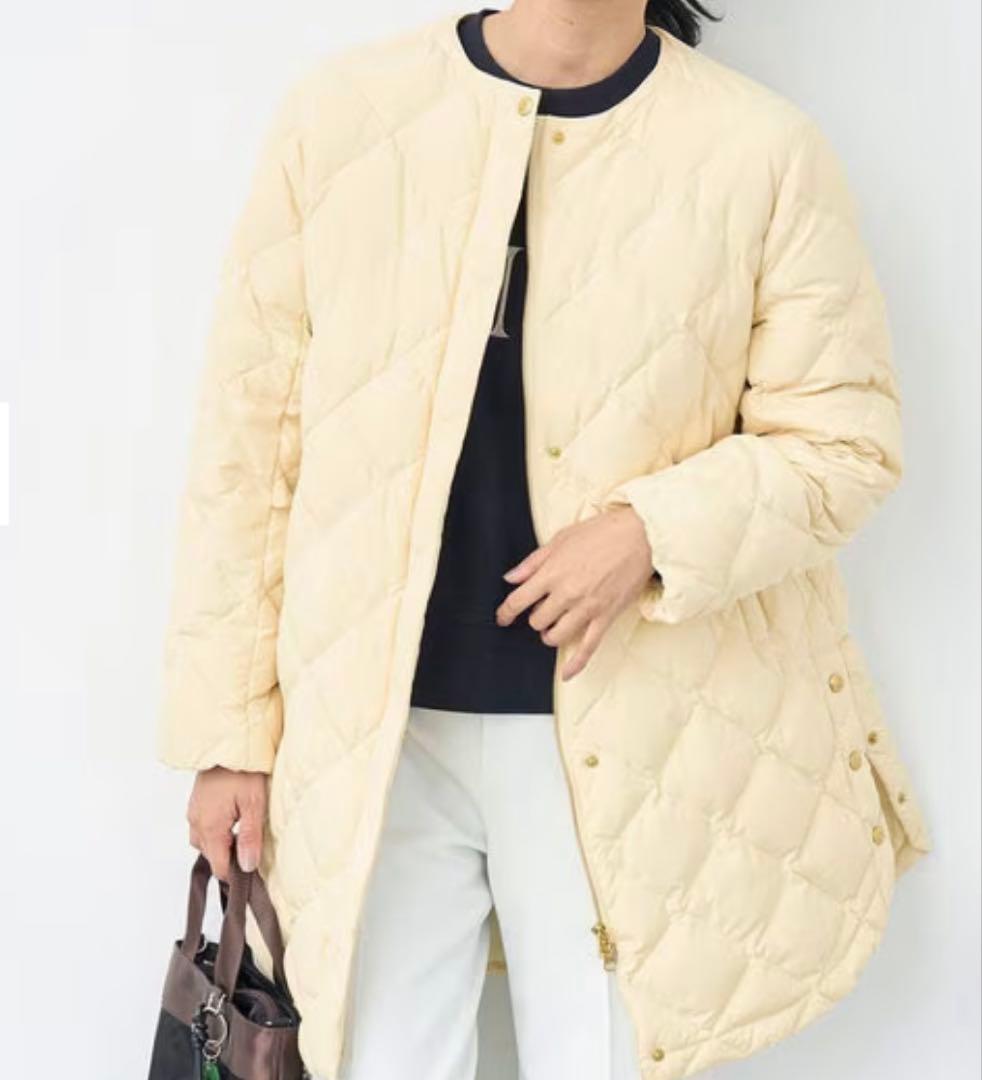 【自宅で洗濯OK / 軽量で暖か】TAIONコラボ 2WAY キルティングダウン