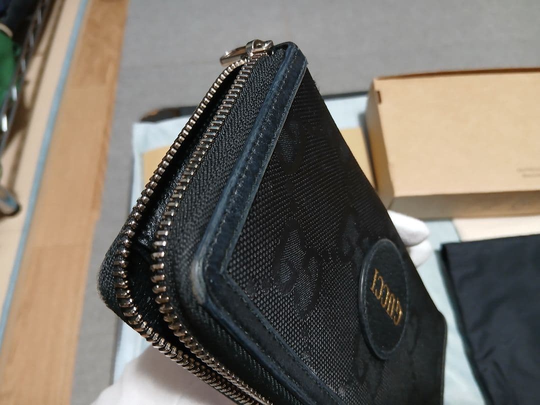 GUCCI GGパターン ブラック 長財布