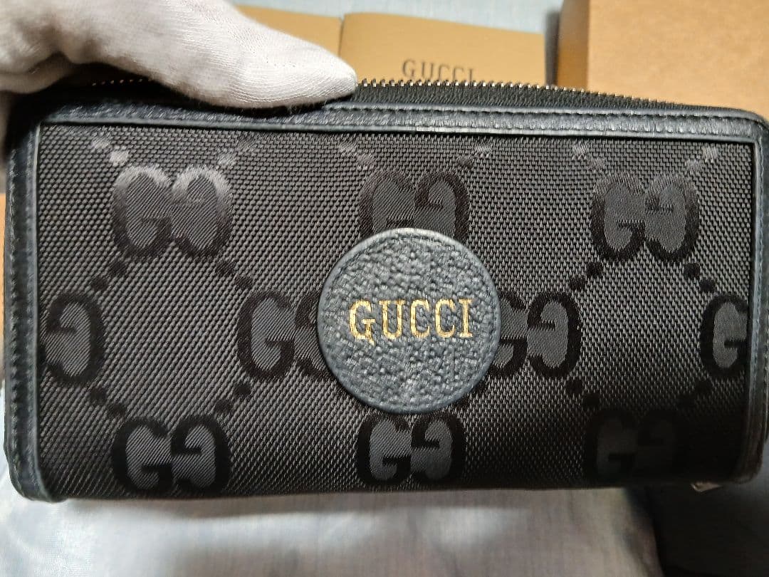 GUCCI GGパターン ブラック 長財布