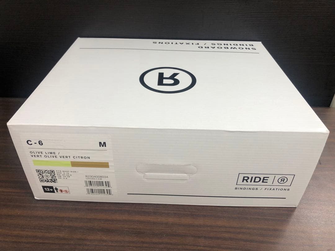 RIDE C-6 スノーボード バインディング Mサイズ （美品）