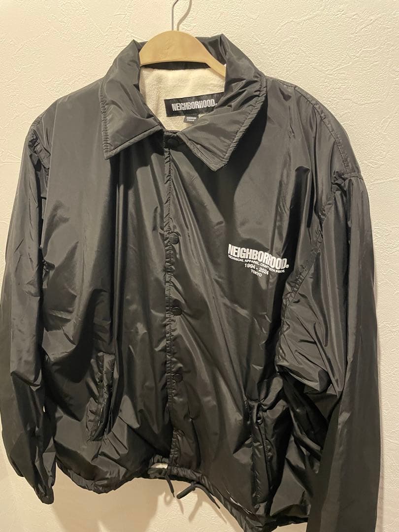 NEIGHBORHOOD ブラックナイロンジャケット XLタグなし