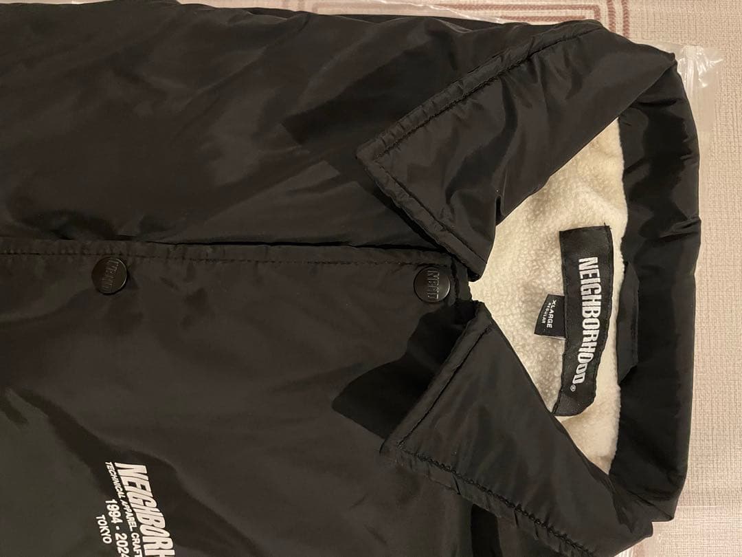 NEIGHBORHOOD ブラックナイロンジャケット XLタグなし