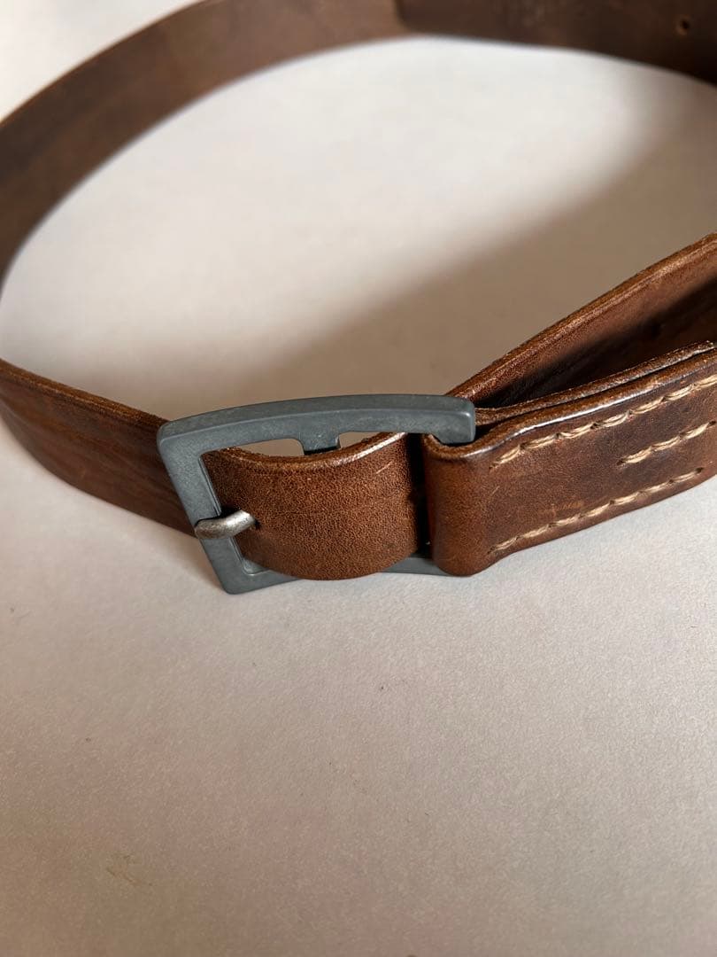 45R 45rpm ヴィンテージ　レザーベルト　男女兼用