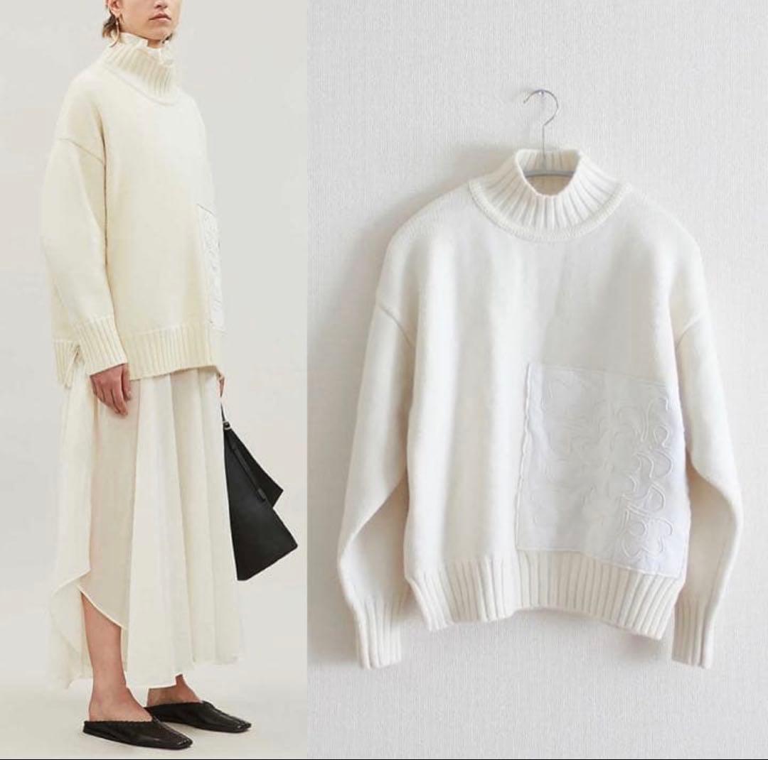 断捨離 JIL SANDER ジルサンダー パッチワークニット