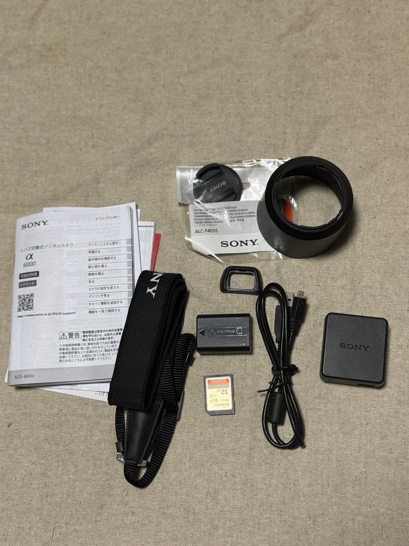 SONY ソニー α6000 ILCE-6000Y ダブルズームレンズ付き
