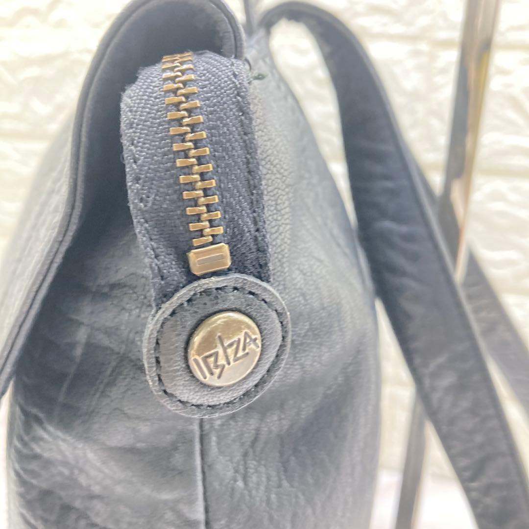 極美品❣️ 希少❣️IB￼IZAイビサリュックブラックレザーイビザ大容量