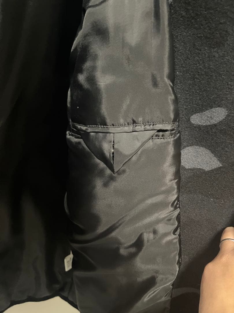 値下【美品】A Bathing Ape ダッフルコート XL ブラック迷彩