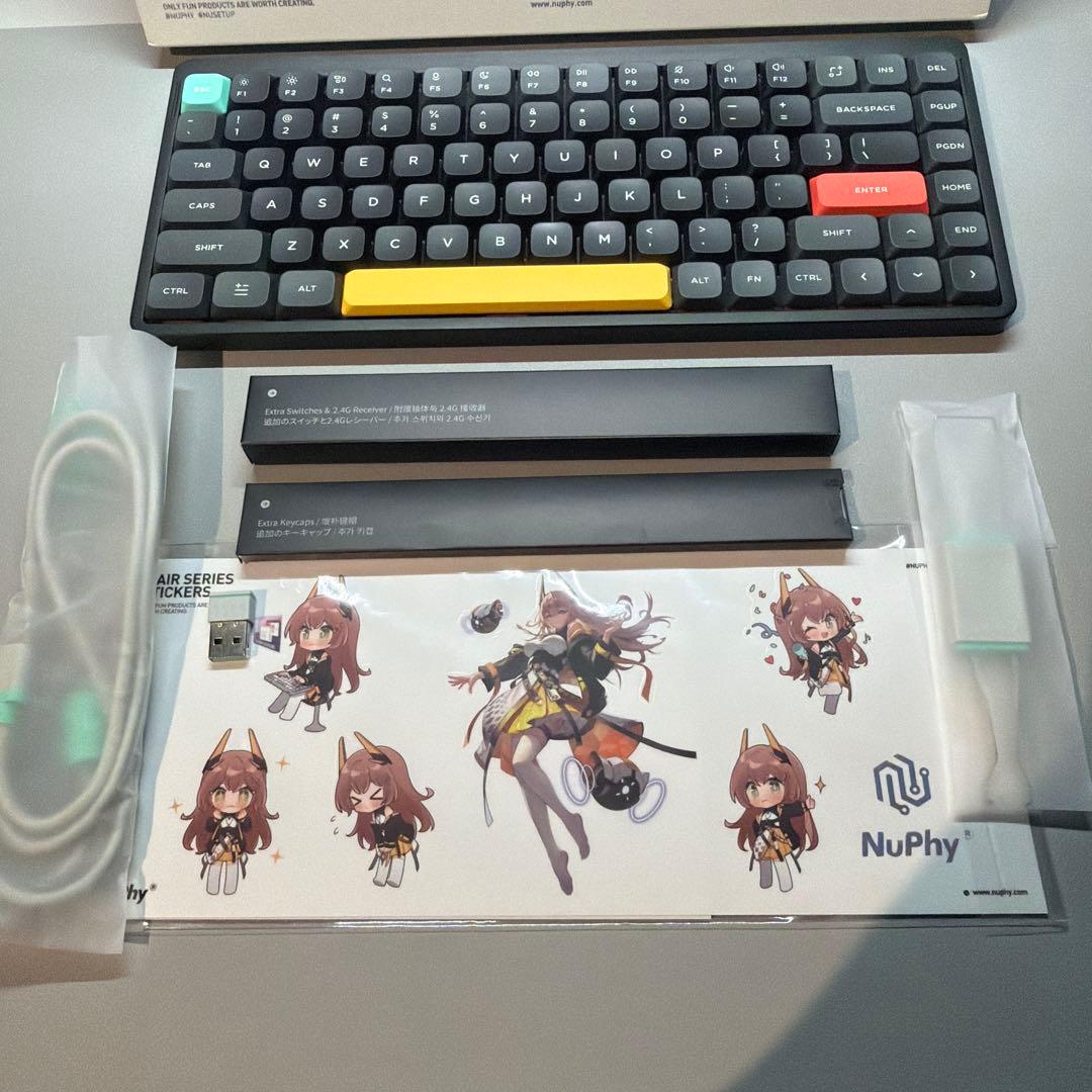 【美品】Nuphy Air75 V2 us配列 Cowberry