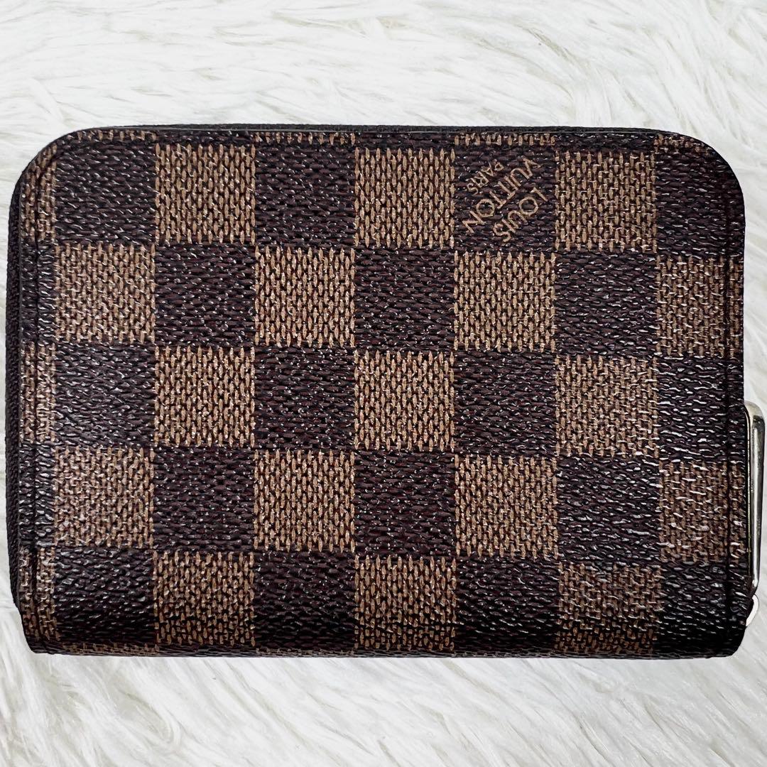 ルイヴィトン ケース ジッピーパース ダミエ 茶 小銭入れ 財布