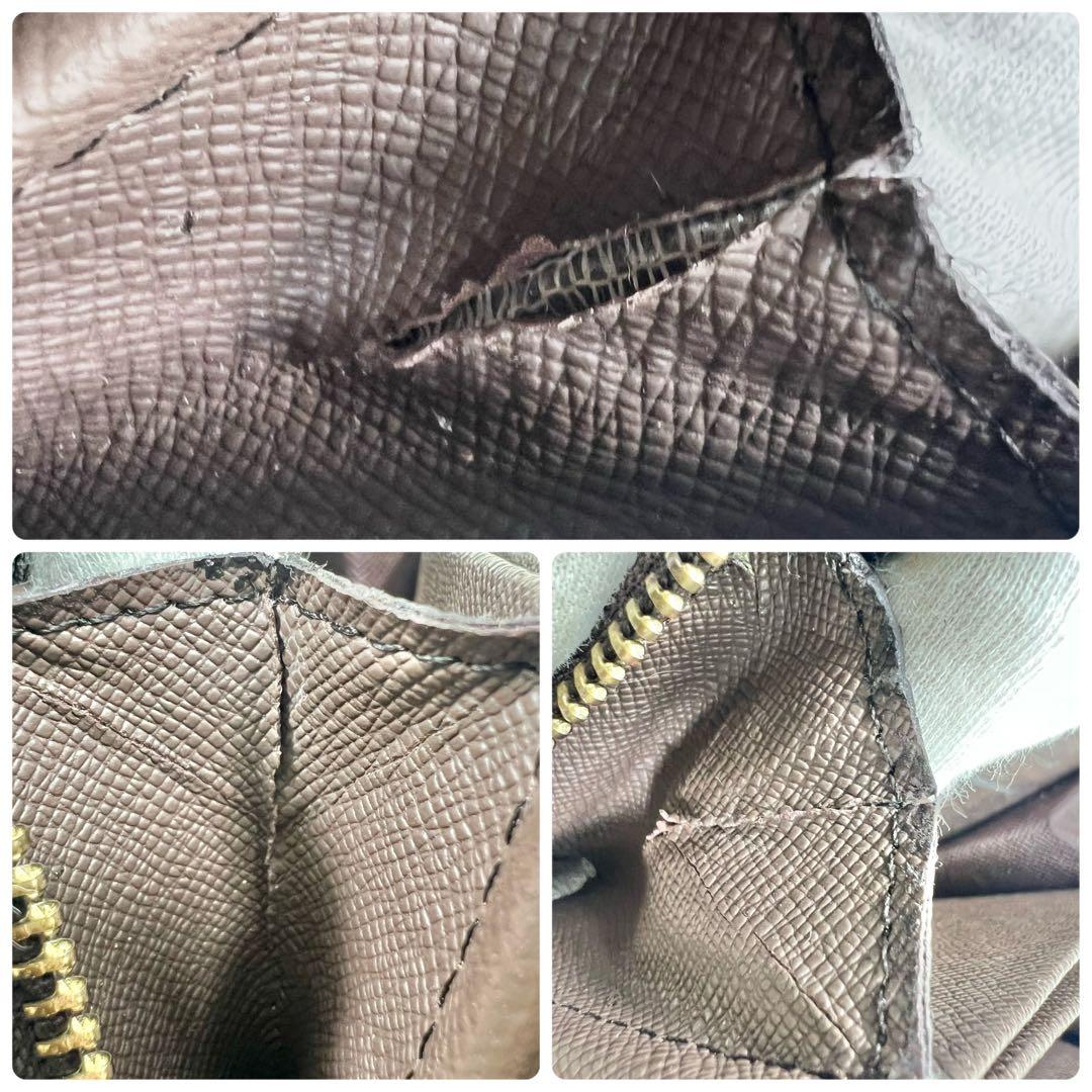 ルイヴィトン ケース ジッピーパース ダミエ 茶 小銭入れ 財布