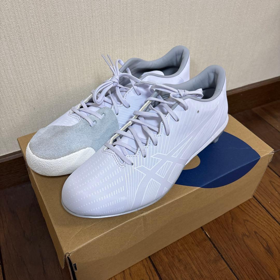 Mr.シャンキー ASICS ホワイト スパイクシューズ 26.5cm