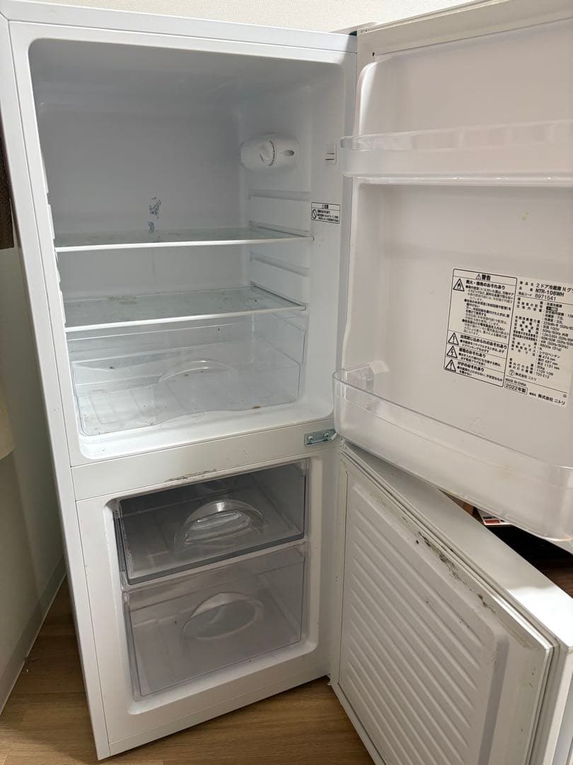 【京都市山科区大石神社 引取り可能者限定】ニトリ 106L 冷蔵庫
