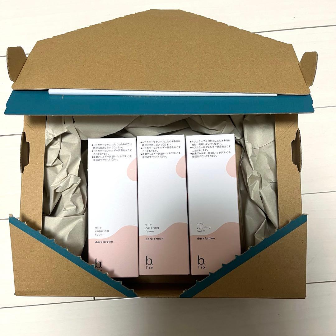 b.ris ビーリスエアリーカラーリングダークブラウン