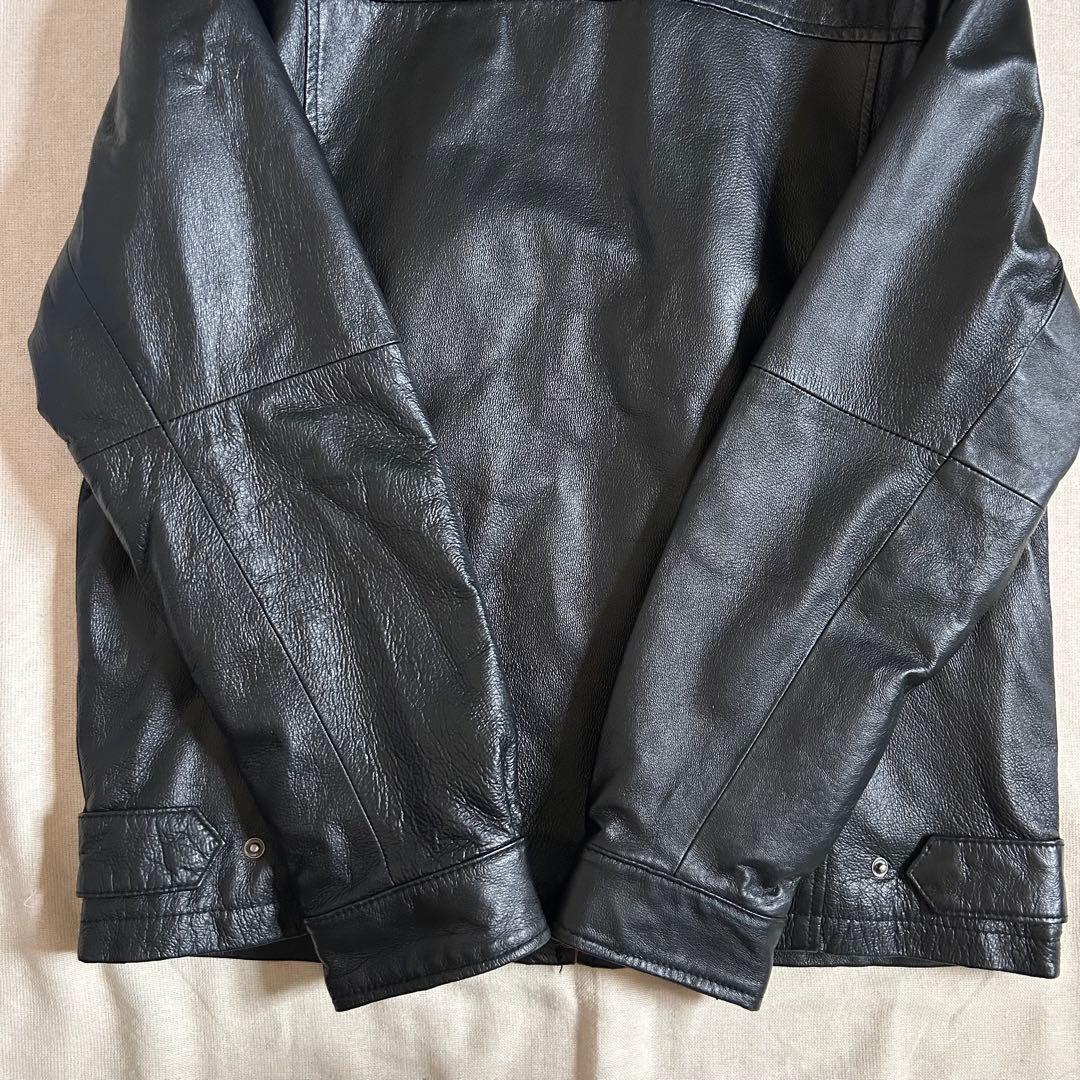 90s SHAVER LAKE レザージャケット スウィングトップ 黒 ブラック