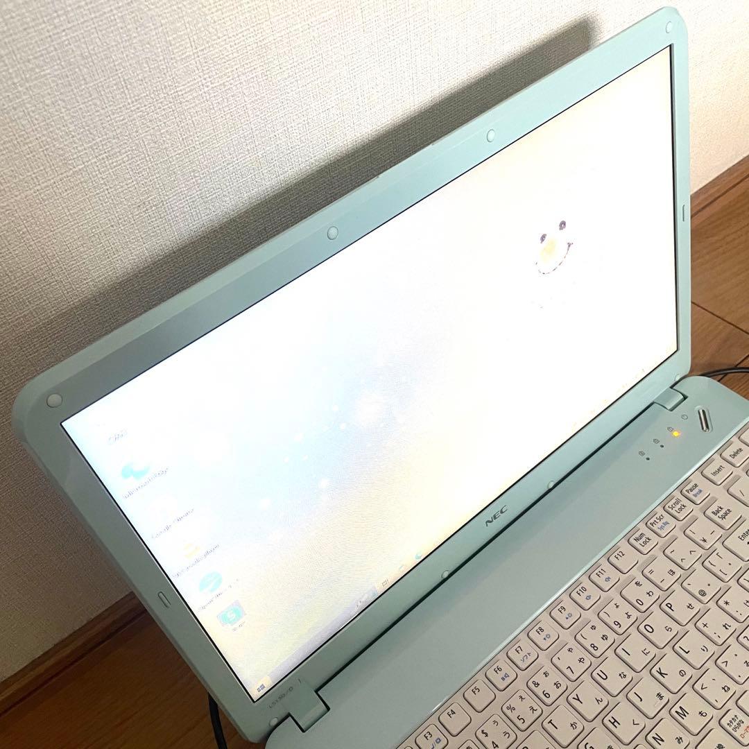 ✨色1点のみ✨LaVie DVD搭載 メモリ8GB ノートPC 人気アクアブルー