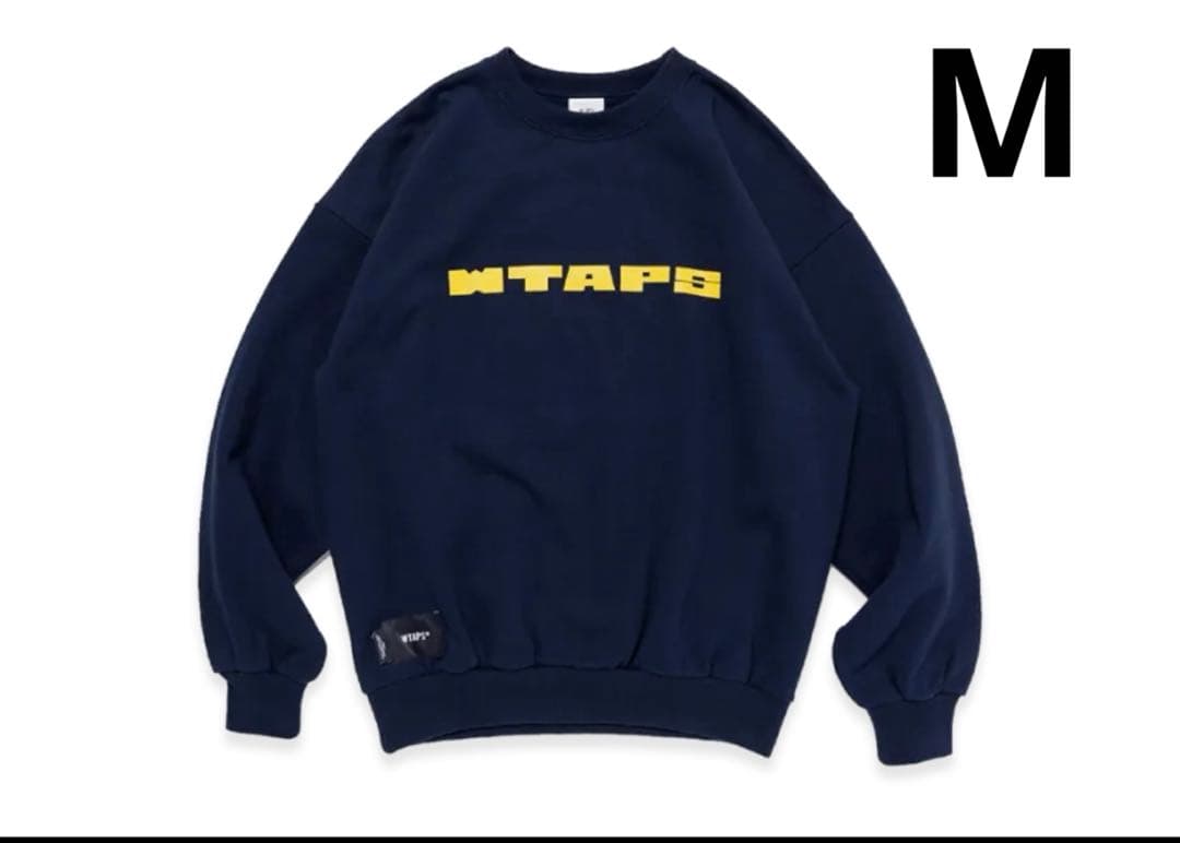 wtaps 25aw BRICK / SWEATER ネイビーM