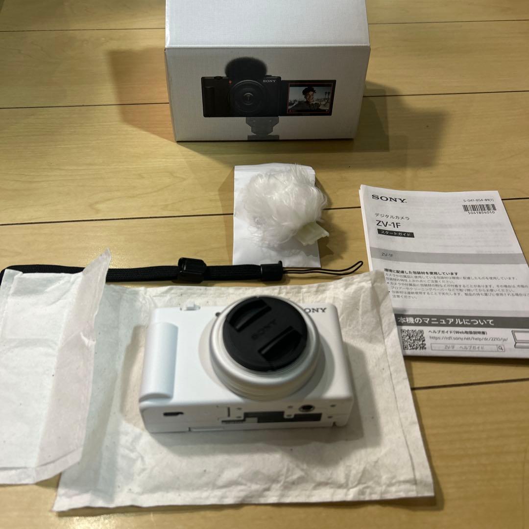 SONY デジカメ　ZV-1F 白
