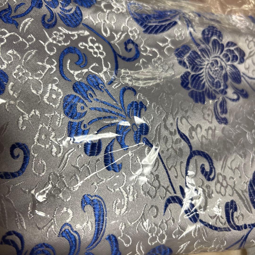 M企画　EMUPROJECT チャイナエプロン　青白