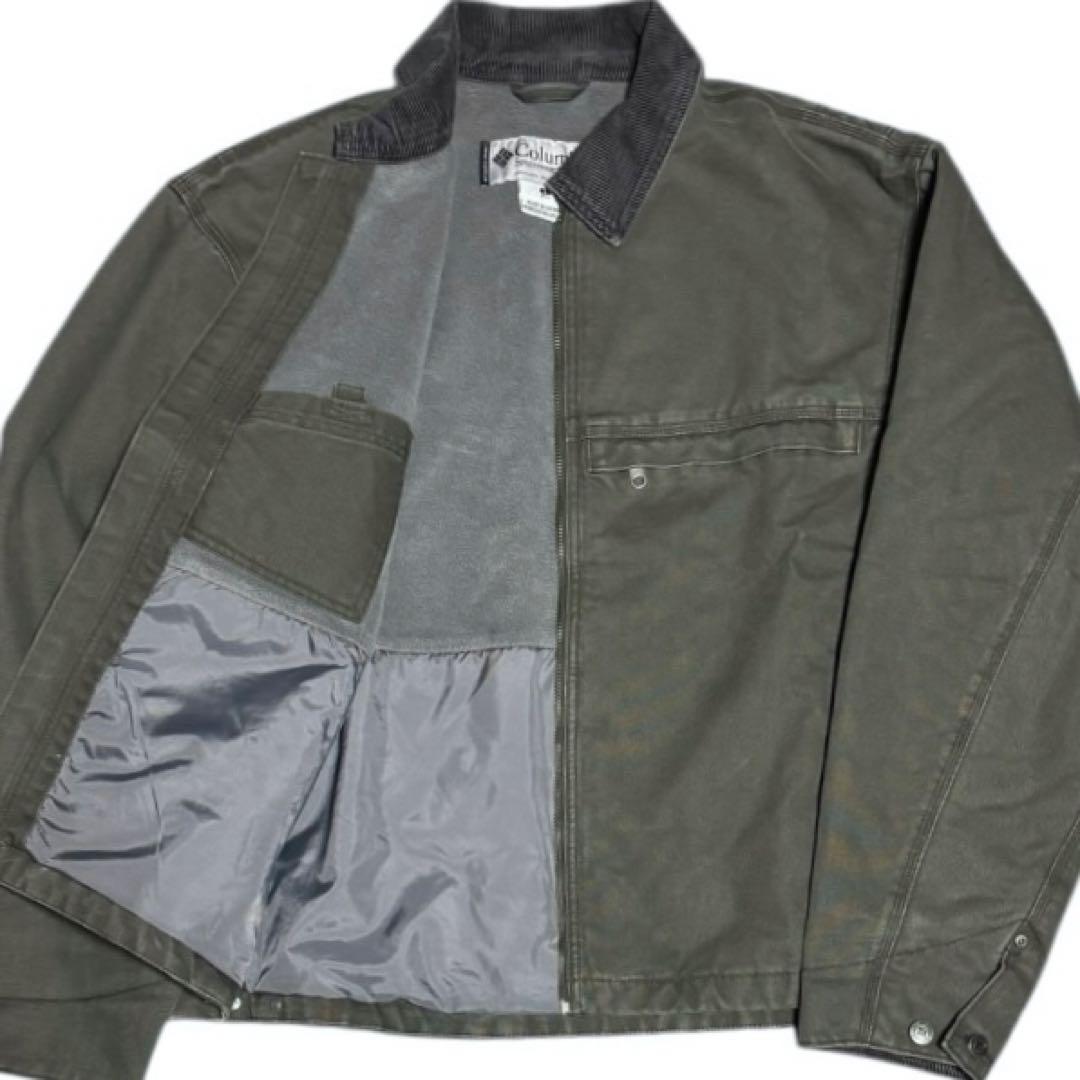 Columbia 00s 襟コーズ ダック デトロイトジャケット L ブラウン