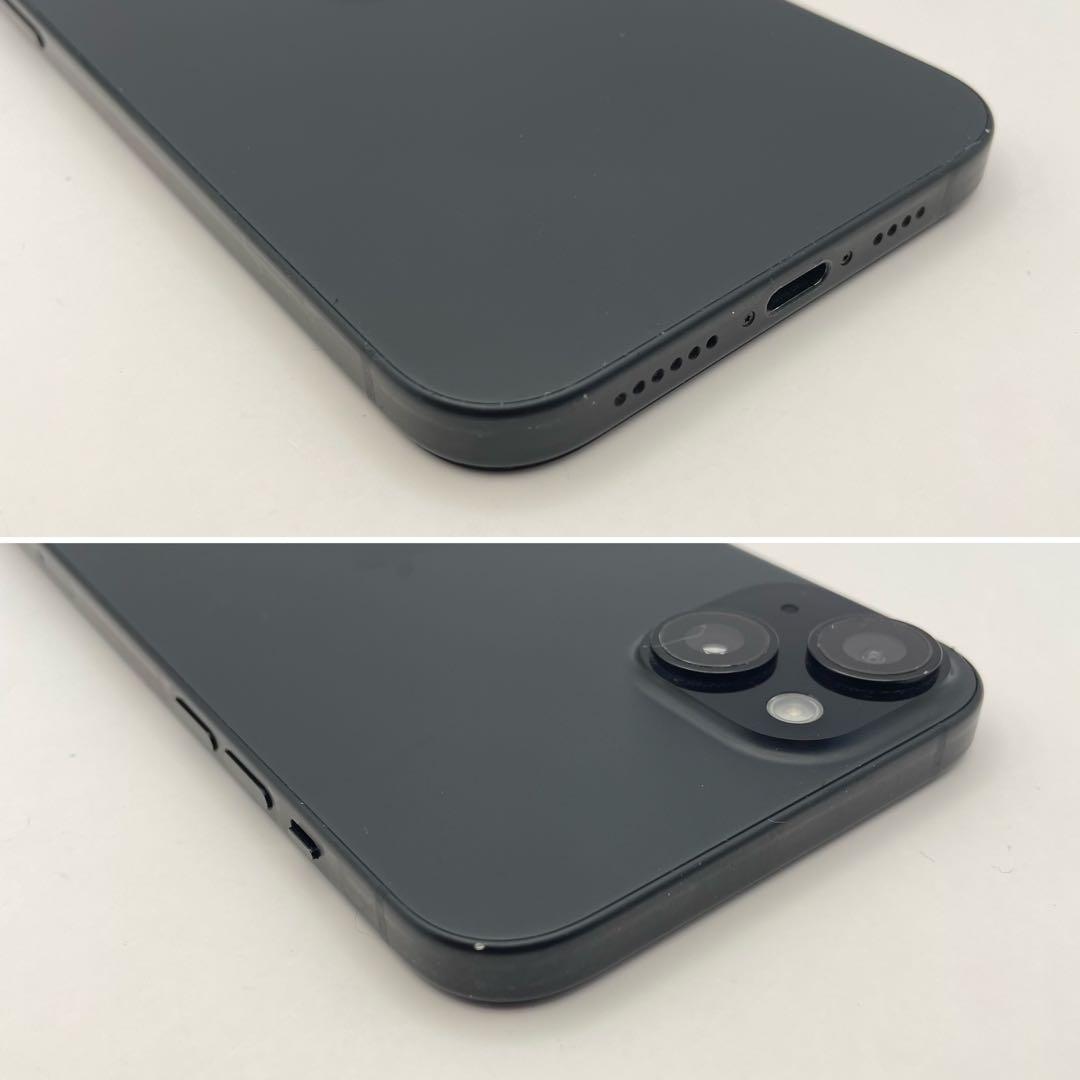 iPhone 15plus 256GB 大容量バッテリー新品100% 黒