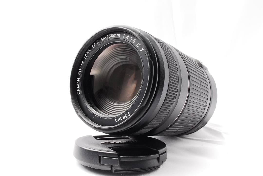 美品❤️Canon キャノン EF-S 55-250mm IS Ⅱ 望遠レンズ